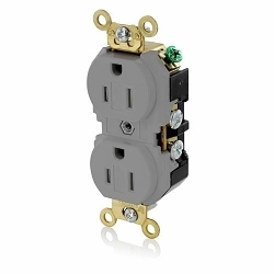 LEVITON 5262-SGG Straight Blade Receptacle