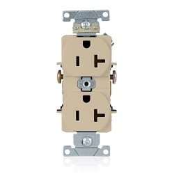 LEVITON 5342-I Straight Blade Duplex Receptacle