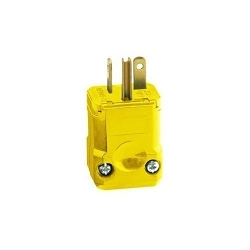 LEVITON 5356-VY Python Straight Blade Plug