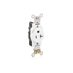 LEVITON 5361-W Straight Blade Receptacle