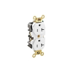 LEVITON 5362-W Straight Blade Receptacle