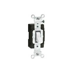 LEVITON 5501-LHW AC Quiet Toggle Switch