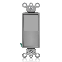 LEVITON 5604-2GY Decora AC Quiet Switch