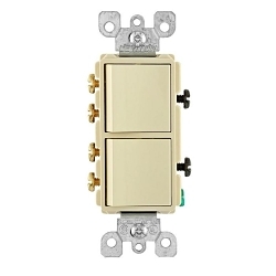 LEVITON 5640-I Decora Combination Switch