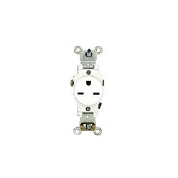 LEVITON 5651-W Straight Blade Receptacle