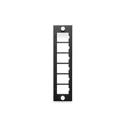LEVITON 5F100-6QP Opt-X Fiber Optic Adapter Plate