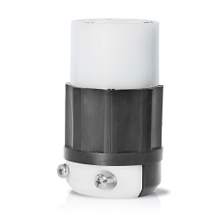 LEVITON 7314-GC Black & White Locking Connector