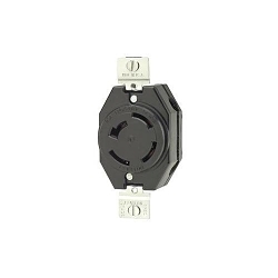 LEVITON 7410-B Locking Receptacle