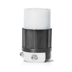 LEVITON 7565-C Black & White Locking Connector