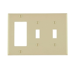 LEVITON 80421-I Decora Combination Wallplate
