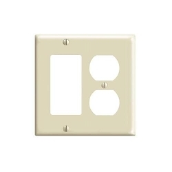 LEVITON 80455-I Decora Combination Wallplate