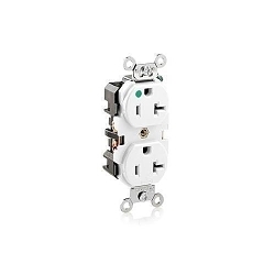 LEVITON 8300-W Straight Blade Receptacle