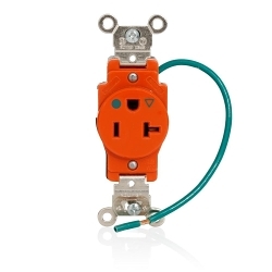 LEVITON 8310-OIG Straight Blade Receptacle