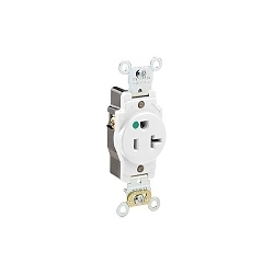 LEVITON 8310-W Straight Blade Receptacle