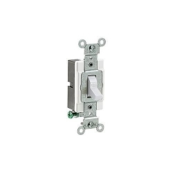 LEVITON CS120-2W Grounding Toggle Switch
