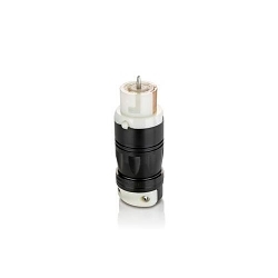 LEVITON CS6364C Black & White Locking Connector