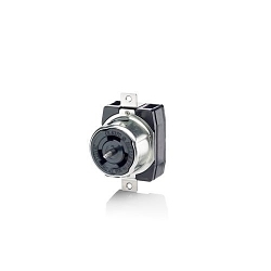 LEVITON CS6370 Black & White Locking Receptacle