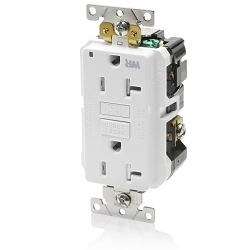 LEVITON G5362-WTW SmartlockPro Slim GFCI Receptacle
