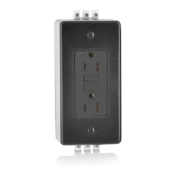 LEVITON GFNT1-DIN GFCI Receptacle