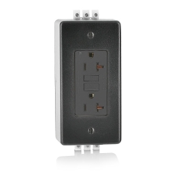 LEVITON GFNT2-DIN GFCI Receptacle