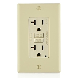 LEVITON GFNT2-I SmartlockPro Slim GFCI Receptacle