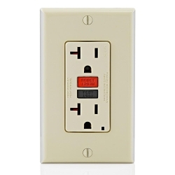 LEVITON GFNT2-RI Decora GFCI Receptacle