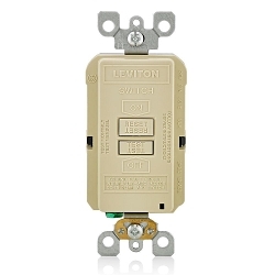 LEVITON GFRBF-I SmartlockPro Blank Face GFCI Receptacle