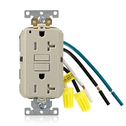 LEVITON GFTR2-5LI SmartlockPro Slim GFCI Receptacle