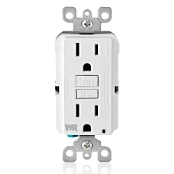 LEVITON GFWR1-W SmartlockPro Slim GFCI Receptacle