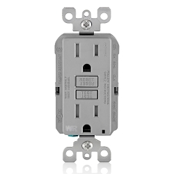 LEVITON GFWT1-GY GFCI Receptacle