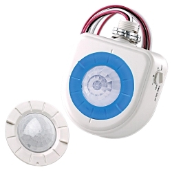 LEVITON OSFHU-I4W High Bay Occupancy Sensor With (3) Interchangeable Lenses