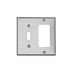 LEVITON S126 Decora Combination Wallplate