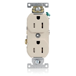 LEVITON TBR15-T Straight Blade Receptacle