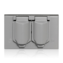 LEVITON WM1D-SGY Decora Weatherproof Cover
