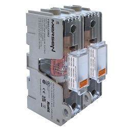 Mersen FB60J30B2 FB6 Fuse Block, 30 A, 600 VDC, Class: J