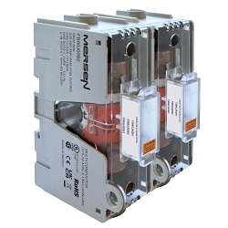 Mersen FB60J60B2 FB6 Fuse Block, 60 A, 600 VDC, Class: J