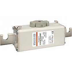 Mersen N085250 Protistor Size 121 High Speed Fuse, 200 A, 750 VDC, 100 kA Interrupt, Class: gR, Square Body