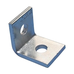 nVent CADDY L100000EG Angle Bracket, 2 Holes, 2-1/4 in L x 1-5/8 in W x 1/4 in THK, Steel