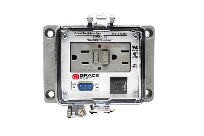 Grace Engineered Products P-Q15-K3RF3 Generic Connector Bulkhead Interface Mounting Panel Length 580 IN Width 1650 IN Height 3540 IN Enclosure 32 Point