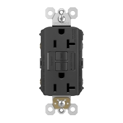 Legrand-Pass & Seymour 2097-BK radiant TradeMaster Duplex GFCI Receptacle