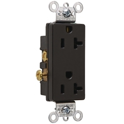 Legrand-Pass & Seymour 26342-BK Straight Blade Receptacle