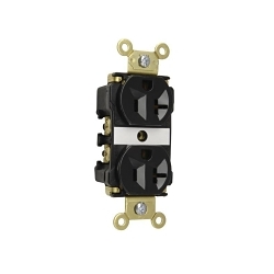 Legrand-Pass & Seymour 5362-ABK Straight Blade Receptacle