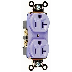 Legrand-Pass & Seymour 5362-GRY Straight Blade Receptacle