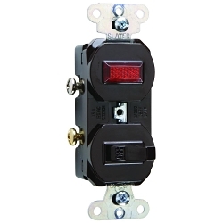 Legrand-Pass & Seymour 692-G Combination Switch and Pilot Light