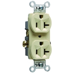 Legrand-Pass & Seymour CR20-I Straight Blade Receptacle