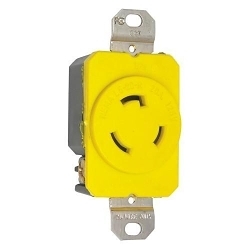 Legrand-Pass & Seymour CRL520-R Locking Receptacle