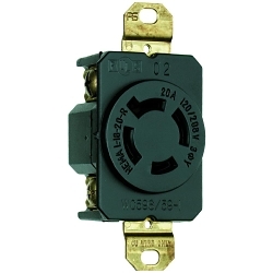 Legrand-Pass & Seymour L1820-R Turnlok Locking Receptacle
