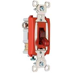Legrand-Pass & Seymour PS20AC1-RPL7 Pilot Light Switch