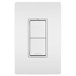 Legrand-Pass & Seymour RCD11W radiant Combination Switch