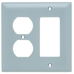 Legrand-Pass & Seymour TP826-GRY TradeMaster Combination Wallplate